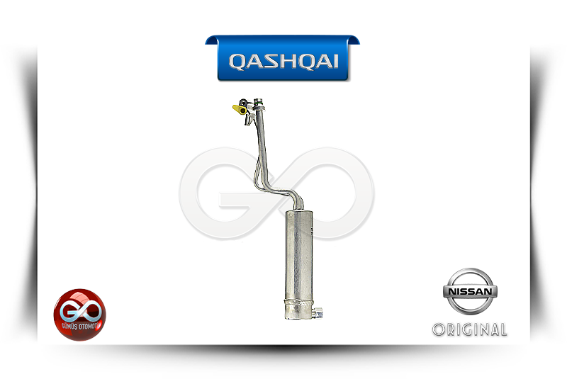92131-JD50A<br>KLİMA GAZ BASINÇ TANKI"MÜŞİRSİZ"<br>QASHQAI-J10E-K9K-1500cc DİZEL - Gümüş Otomotiv
