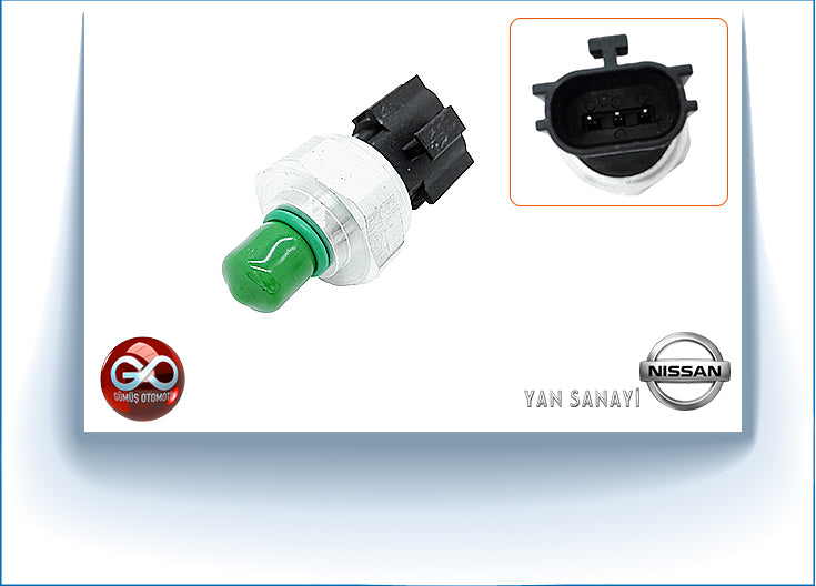 92136-6J000<br>KLİMA GAZ TANK BASINÇ MÜŞİRİ<br>ALMERA = N16E = QG15DE = 1500 cc = BENZİNLİ - Gümüş Otomotiv