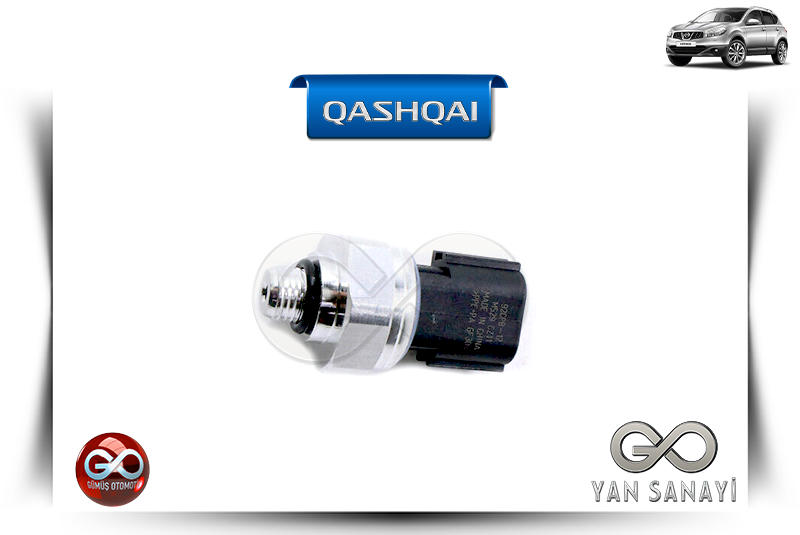 92136-JD20A<br> KLİMA GAZ BASINÇ MÜŞİRİ<br> QASHQAI - J10E - MR20DE - 2000 cc DİZEL - Gümüş Otomotiv