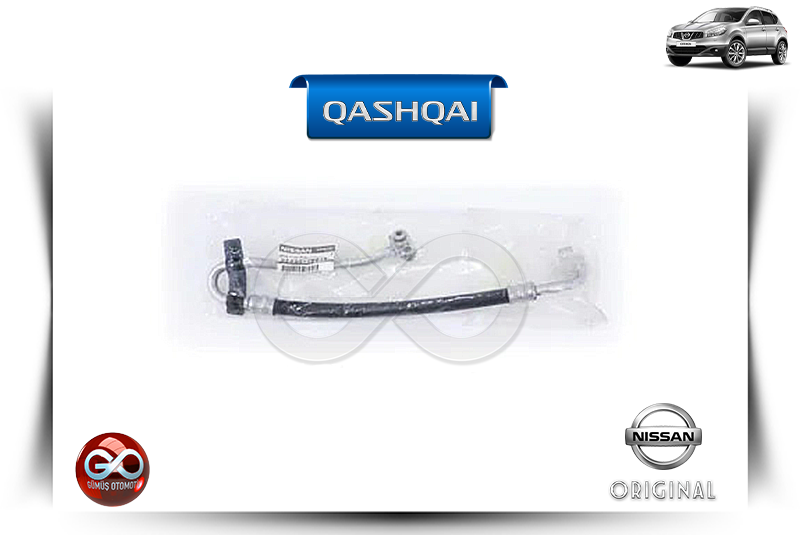 92490-JD200<br> KLİMA RADYATÖR ESNEK BORUSU<br> QASHQAI - J10E - MR20DE - 2000 cc DİZEL - Gümüş Otomotiv