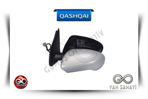 96302-JD82A<br>KOMPLE DIŞ DİKİZ AYNA "SOL"<br>QASHQAI - J10E - Gümüş Otomotiv