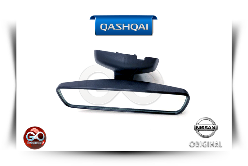Siyah QASHQAI dikiz aynası parçası (Orijinal Nissan)