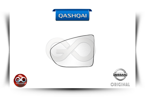 96366-JD01A<br>DIŞ DİKİZ AYNA CAMI "SOL"<br>QASHQAI - J10E - Gümüş Otomotiv