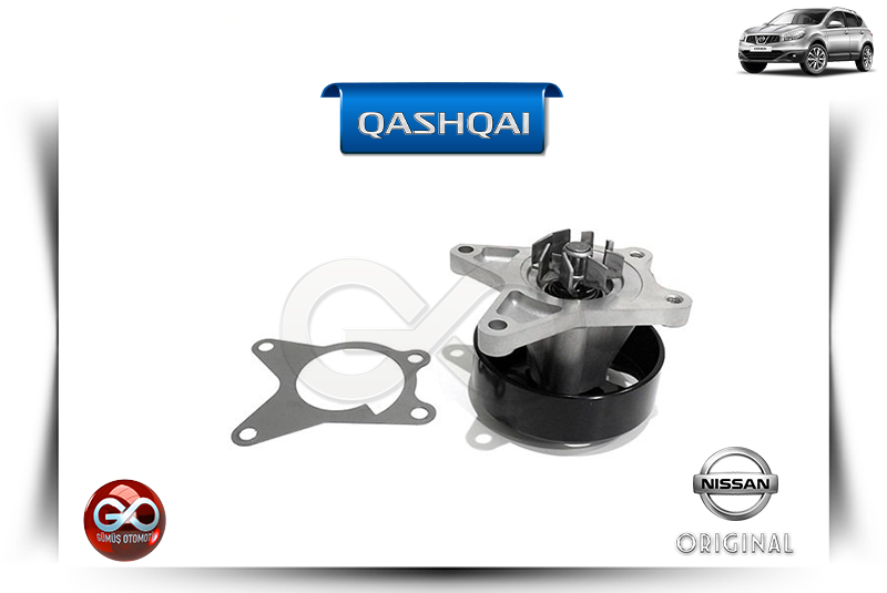 B1010-1GZ0A<br> KOMPLE DEVİRDAİM - SU POMPASI<br> QASHQAI - J10E - MR20DE - 2000 cc DİZEL - Gümüş Otomotiv