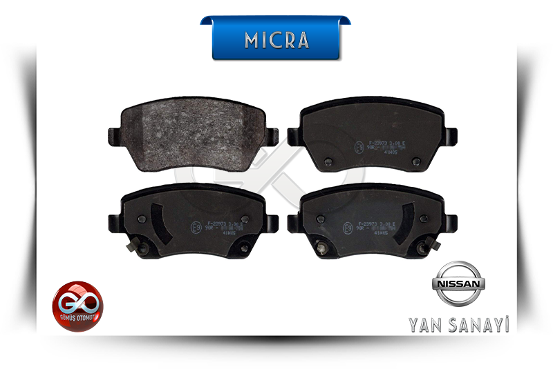 D1060-1HA0B<br>ÖN FREN BALATALARI<br>MICRA - K13E - HR12DE - 1200 cc  BENZİNLİ - Gümüş Otomotiv