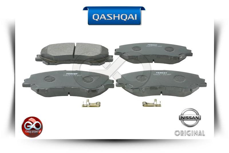D1060-4EA0A<br>ÖN FREN BALATALARI<br>QASHQAI = J11E = K9K = 1500 cc = DİZEL - Gümüş Otomotiv