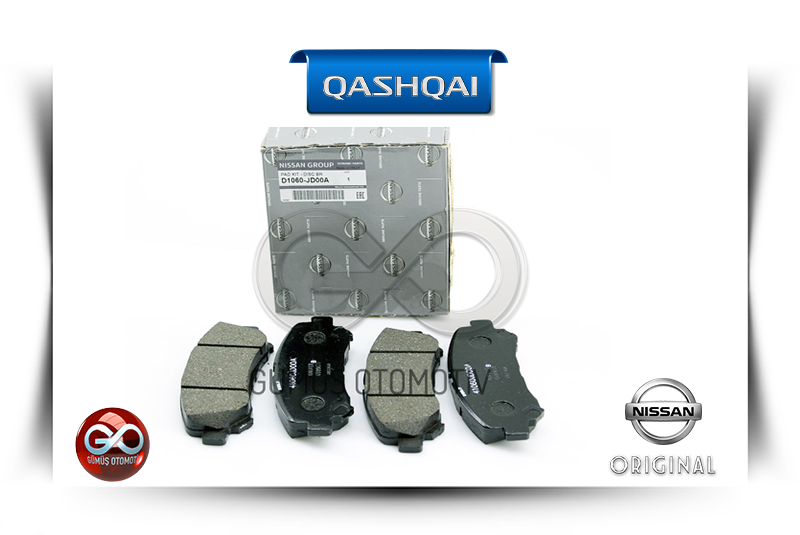 D1060-JD00A <br>ÖN FREN BALATASI<br>QASHQAI - J10E - Gümüş Otomotiv