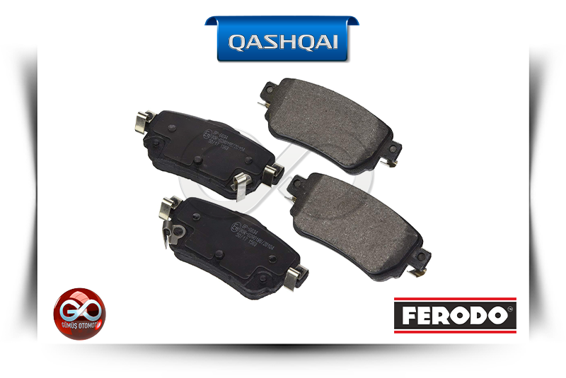 D4060-4EA0A<br>ARKA FREN BALATALARI<br>QASHQAI = J11E =  K9K = 1500 cc =  DİZEL - Gümüş Otomotiv