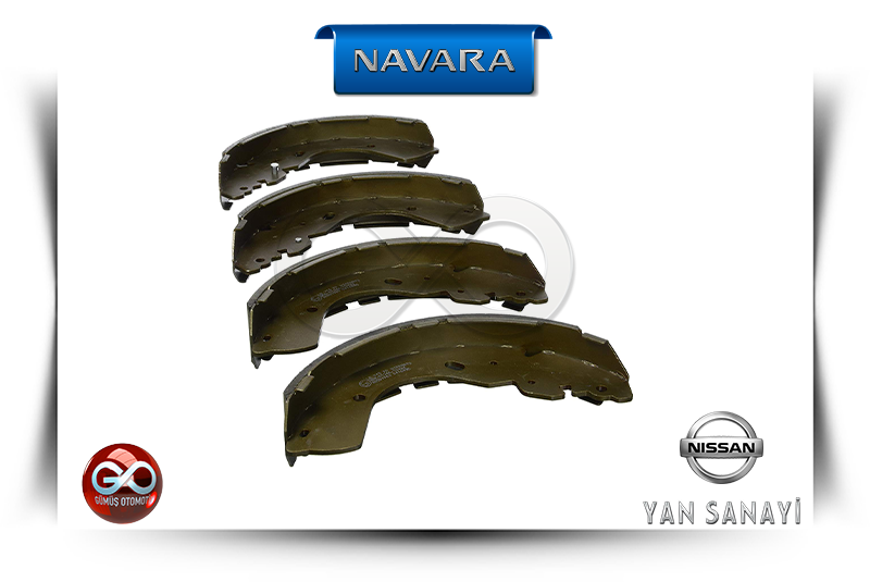 D4060-EB36A<br>ARKA FREN KAMPANA BALATALARI<br>NAVARA>>D23 >>YS23>>2300 cc >>DİZEL - Gümüş Otomotiv