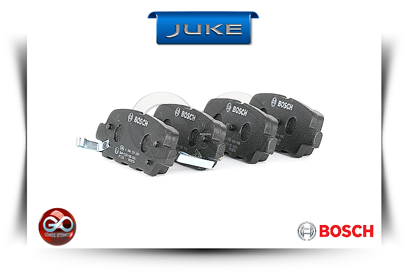 D4M60-9N00B<br>ARKA FREN BALATALARI = TAKIM<br>JUKE = F15E = K9K = 1500 cc = DİZEL - Gümüş Otomotiv