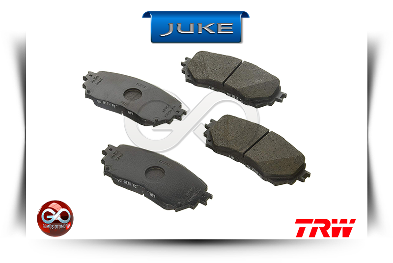 D4M60-9N00B<br>ARKA FREN BALATALARI = TAKIM<br>JUKE = F15E = K9K = 1500 cc = DİZEL - Gümüş Otomotiv