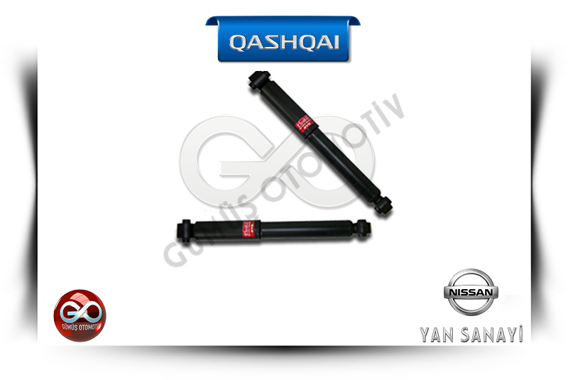 E6210-4EA2A<br>ARKA AMORTİSÖR<br>QASHQAI = J11E = HRA2DDT = 1200 cc = BENZİNLİ - Gümüş Otomotiv