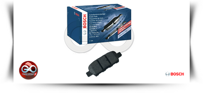 Bosch fren balatası paketi ve tek koyu gri fren pedi