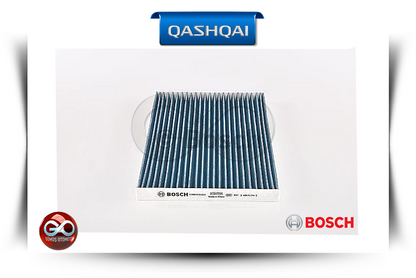 Kabin hava filtresi, mavi katlı pleat; BOSCH logosu