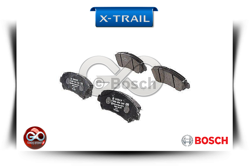 41060-8H785<br>ÖN FREN BALATALARI<br>X-TRAIL = T30 = QR20DE = 2000 cc = BENZİNLİ - Gümüş Otomotiv
