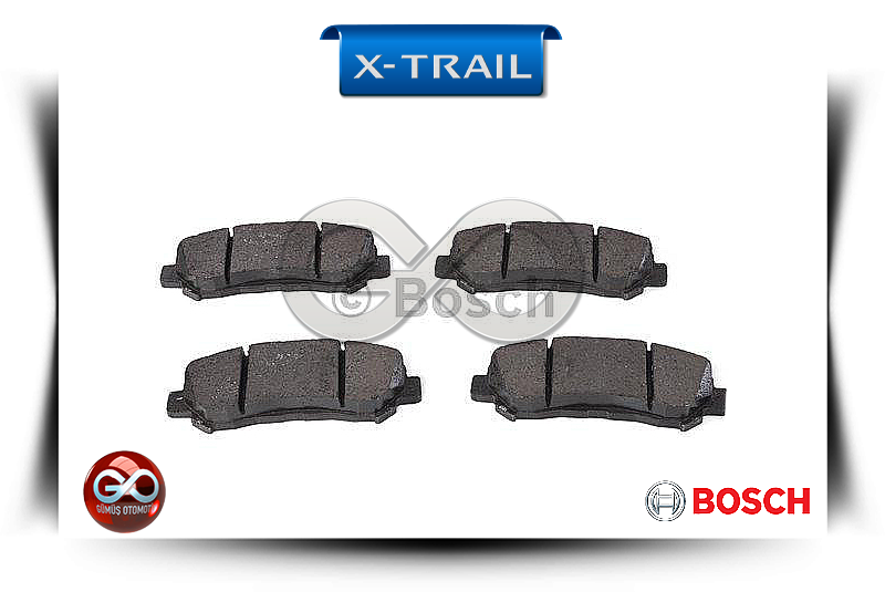 41060-8H785<br>ÖN FREN BALATALARI<br>X-TRAIL = T30 = QR20DE = 2000 cc = BENZİNLİ - Gümüş Otomotiv