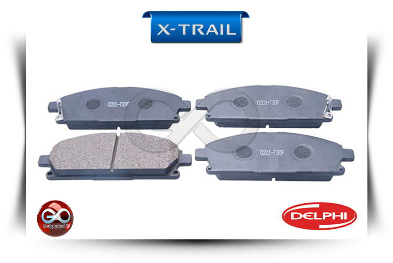 41060-8H785<br>ÖN FREN BALATALARI<br>X-TRAIL = T30 = QR20DE = 2000 cc = BENZİNLİ - Gümüş Otomotiv